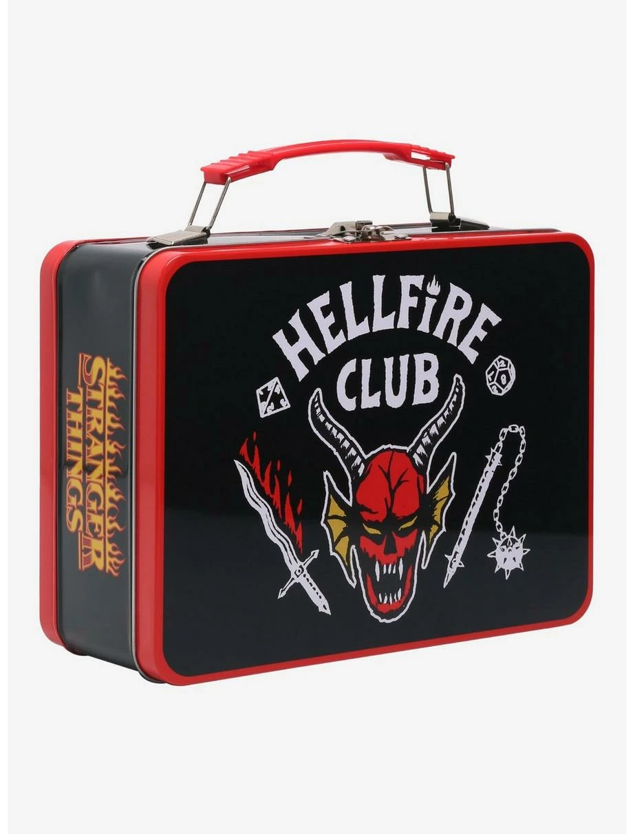 Television Stranger Things Hellfire Club Tin Lunch Box