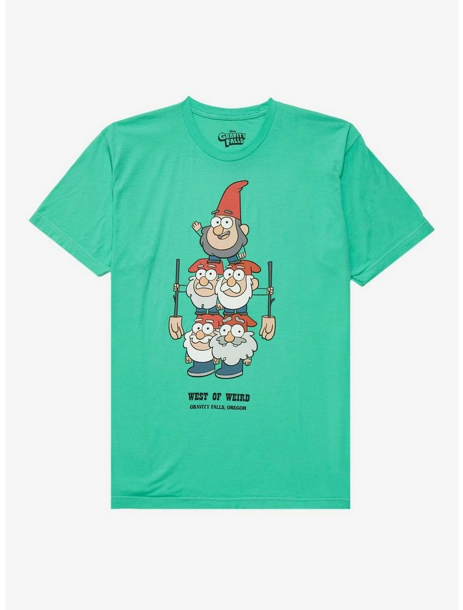 Television Disney Gravity Falls Gnome Tower T-Shirt - BoxLunch Exclusive