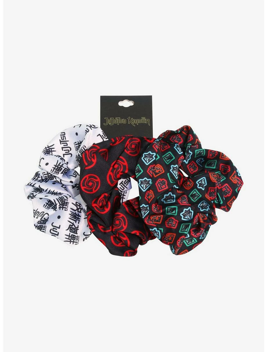 Television Jujutsu Kaisen Logo Scrunchy Set - BoxLunch Exclusive - Image 2