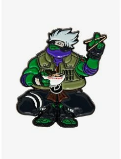 Television Teenage Mutant Ninja Turtles X Naruto Donatello As Kakashi Enamel Pin - BoxLunch Exclusive